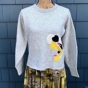 🌈🌈🌈 NancyK sweater grey thick cute perfect medium